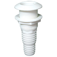 Thru-Hull Easy Mount Threaded with Hose Barb by Lalizas