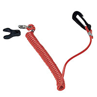 Kill Switch Key with Coil Lanyard, various outboards, by Lalizas