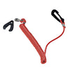 Kill Switch Key with Coil Lanyard, various outboards, by Lalizas