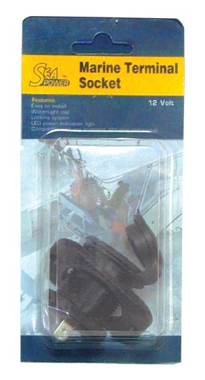 Marine terminal socket, 12V by Lalizas