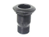 Thru-Hull with Flush Flange and Hose Barb, Black by Lalizas
