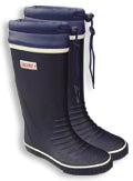 Long leg Tie-Top rubber sailing boots No.38