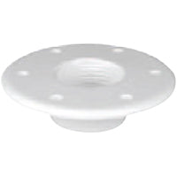 Table Bottom Plate, Flushmount, White by Lalizas