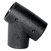 T-Fittings for Rails, Black by Lalizas