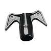 Double Hook with Thread Ø30mm, Plastic, Black by Lalizas
