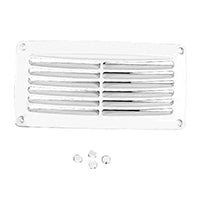 Ventilation Shaft Grilles Cover, 206x106mm & 16mm deep at centre by Lalizas