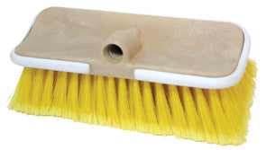 Boat wash brush 'Flow Thru' Bi-Level, Medium bristle, yellow by Lalizas
