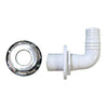 Thru-Hulls Elbow 90º with Hose Barb and Screw Flange by Lalizas