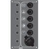 Switch Panel, 5 waterproof switches & autom. fuses, 12V by Lalizas