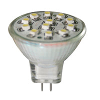 Bulb 12V, LED, MR11, cool white - 12 SMDs by Lalizas