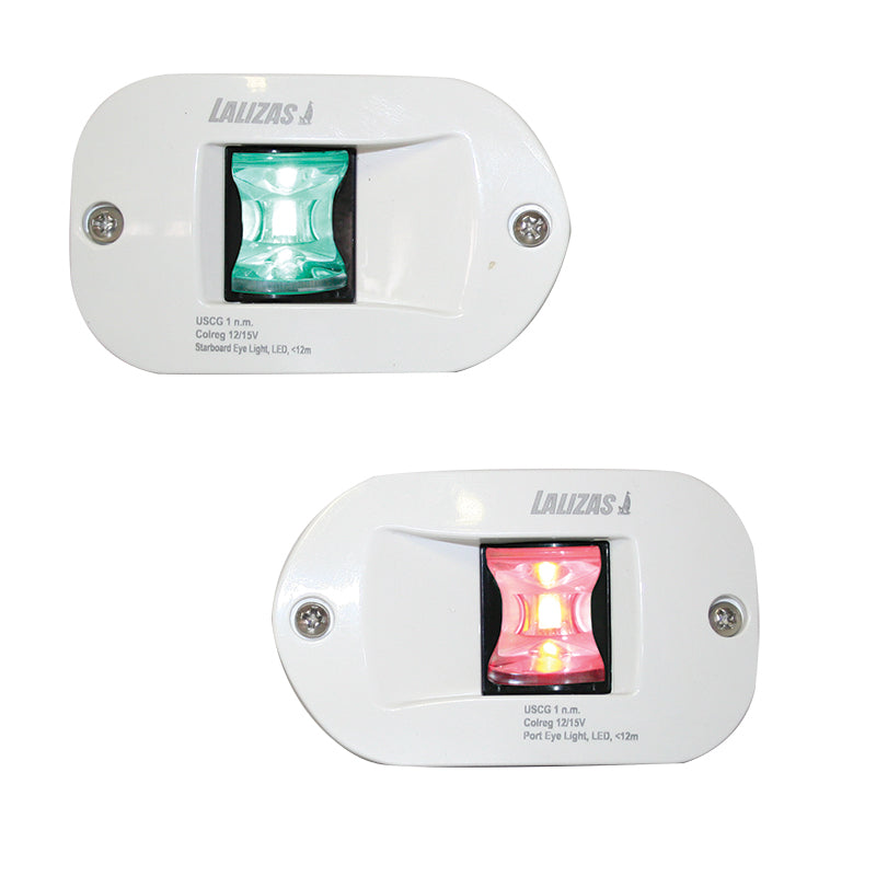 FOS LED 12 Set Port & Starboard Light side recessed mount 112.5o by Lalizas
