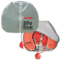 Set Horseshoe Lifebuoy 'Quick RD' orange, Lifeb. Light 71325, 30m rope, case gray by Lalizas