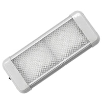 AquaLED  Dome Light rectangle with switch, 9.6W, 12/24V by Lalizas