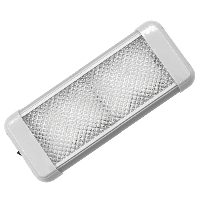AquaLED  Dome Light rectangle with switch, 9.6W, 12/24V by Lalizas