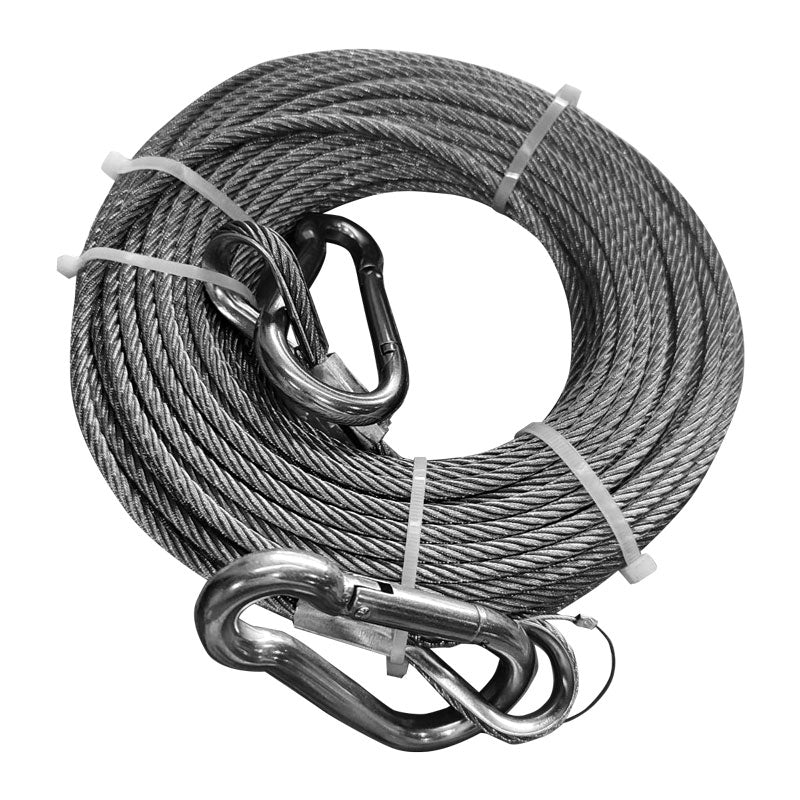 LALIZAS Lifeline, fireproof with hook, 5mm x 30m SOLAS/MED