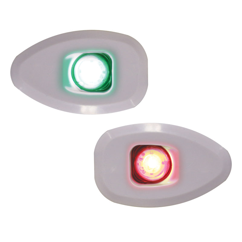 MICRO LED 12 Starboard & Port Lights 112,5°, Side & Flush mounted, Set by Lalizas
