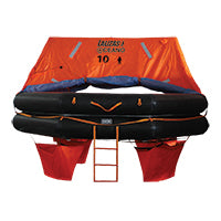 Liferaft SOLAS OCEANO, Throw Over-board by Lalizas