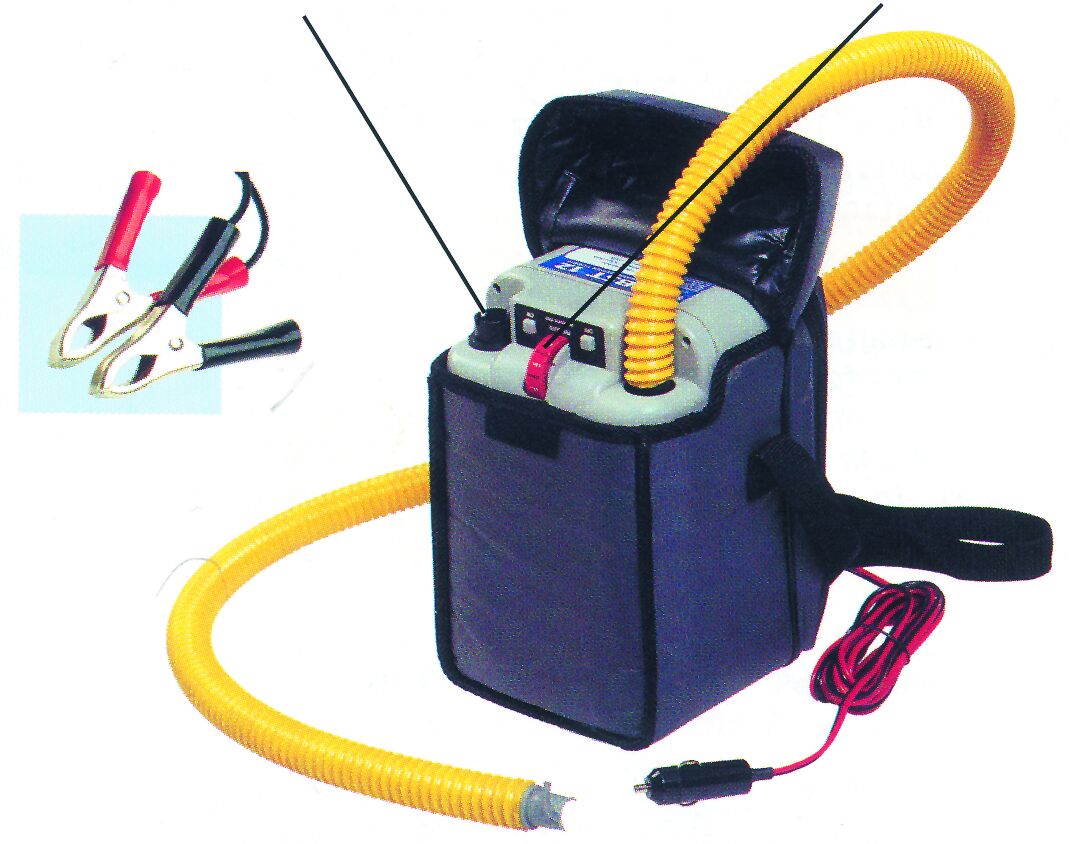 Electric boat inflator, 12V,300 mbar, 450 lt/min by Lalizas