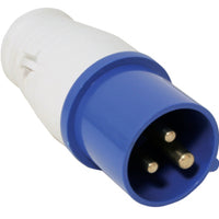 Plug, male, 16A, 220-240V, blue by Lalizas