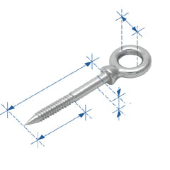 Eye woodescrew by Lalizas