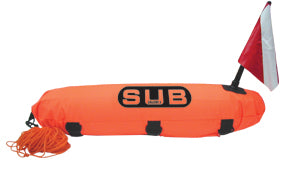 Torpedo Diving Marker Buoy, Reinfoced, ''Safe Dive'' with 20m rope by Lalizas