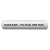 Liquid Discharge-Water Delivery Hose PVC, White, Steel Wire Reinforced by Lalizas