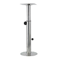 Seat base with fixed height, stainless steel by Lalizas
