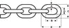 Chain, Inox 316, calibrated by Lalizas