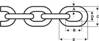 Chain, Inox 316, calibrated by Lalizas