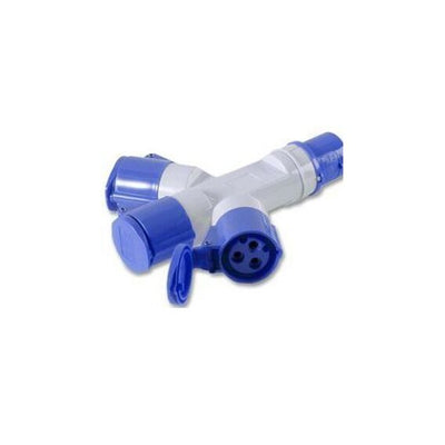 Three Way Adaptor 16A IS1-316A