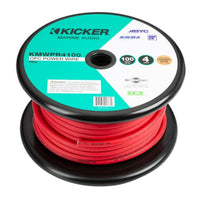 Marine 4AWG Red Power Cable - 100ft KA47KMWPR4100