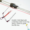 Clamcleat CL829-11 - Alloy aero cleat for ropes 4-6mm