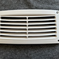 Ventilation Shaft Grilles Cover, 206x106mm & 16mm deep at centre by Lalizas