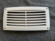 Ventilation Shaft Grilles Cover, 206x106mm & 16mm deep at centre by Lalizas