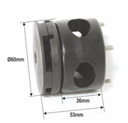 Set of connector & rail support for fenderbaskets by Lalizas