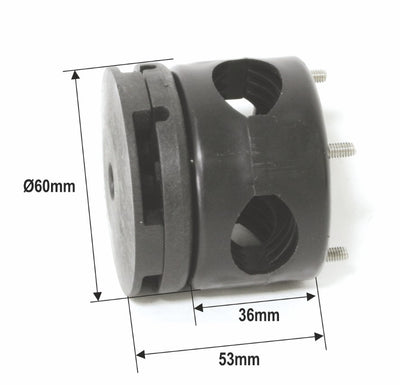 Set of connector & rail support for fenderbaskets by Lalizas