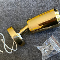 Spotlight reading light 12v with switch Chrome Plated Brass