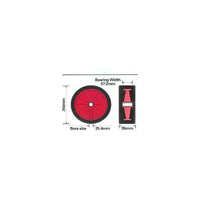 SAND HOPPER TROLLEY WHEEL FOR BOAT TRAILER 10"  25MM BORE HOLE