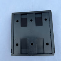 Boat Cup Can Holder Black folds up flat to store ~ 92mm square sprung to open