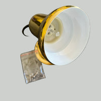 12V Interior Gold Coloured Spotlight with switch built in ~ 75mm diameter