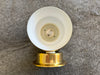 12V Interior Gold Coloured Spotlight with switch built in ~ 75mm diameter