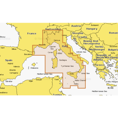 Mediterranean Sea, Cen. & West (Platinum) 010-C1317-40