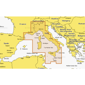 Mediterranean Sea, Cen. & West (Platinum) 010-C1317-40