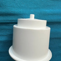 Boat Countersunk Cup * Can * Mug Holder white Nylon with water drain