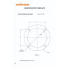 Mutlisteer Mounting Template for HP-16 HP-16-MT