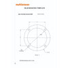 Mutlisteer Mounting Template for HP-20 HP-20-MT