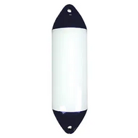 F1 Cylindrical Fender - White - 15cm x 61cm