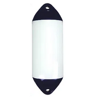 F2 Cylindrical Fender - White - 22cm x 61cm