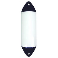 F3 Cylindrical Fender - White - 22cm x 75cm