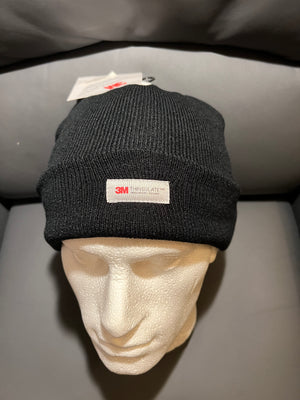 3M  Knitted Thinsulate Lined Ski Type Hat Black